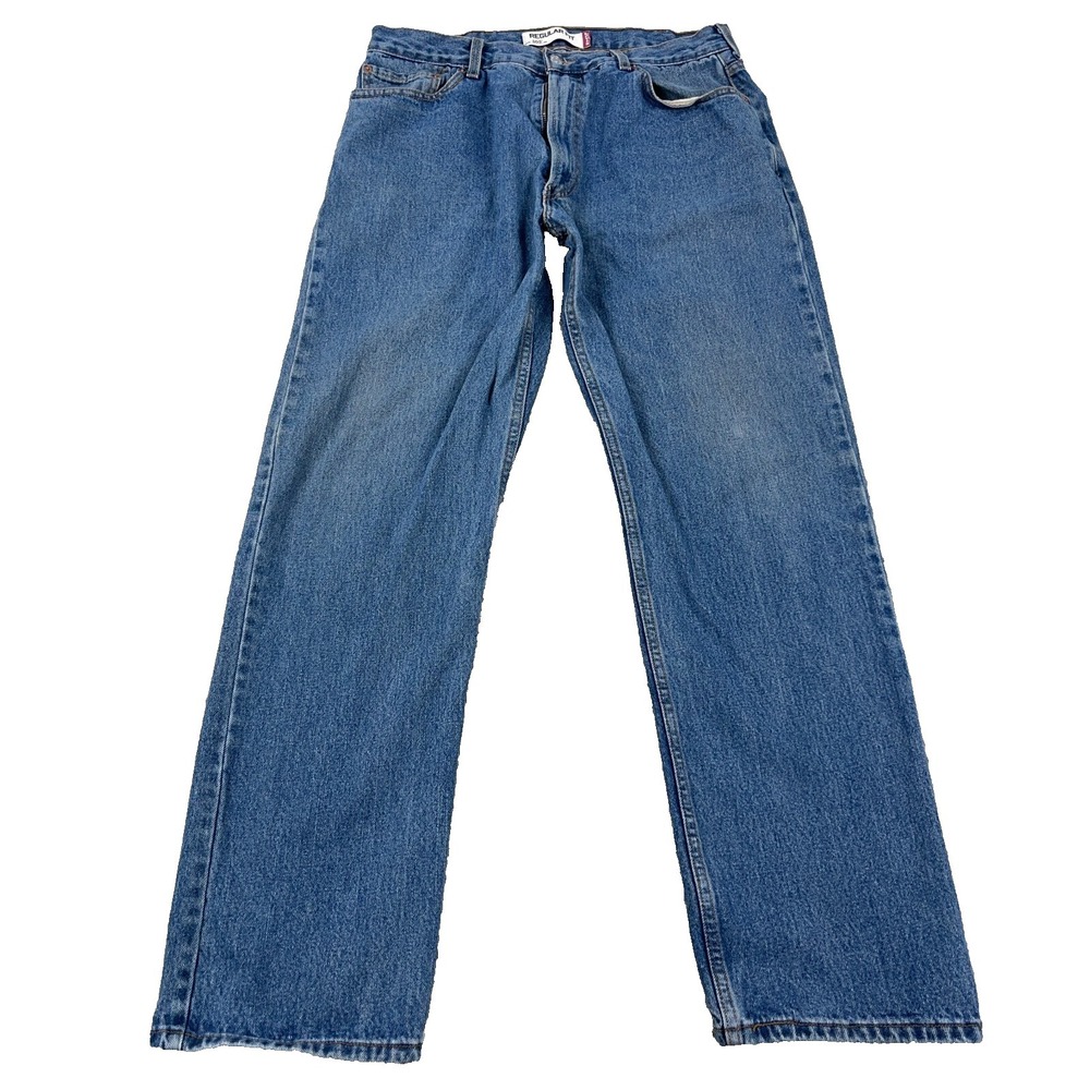 Vintage Levis 505 Jeans Men 38x34 Regular Fit Straight Leg Faded Y2K 2000s Skate